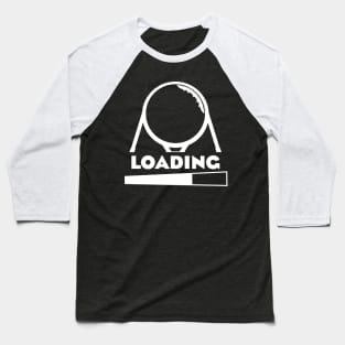 RollerCoaster Loading - White Baseball T-Shirt